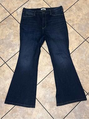 Wrangler Dark Blue Flare Jeans